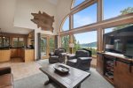 Lake views throughout the home